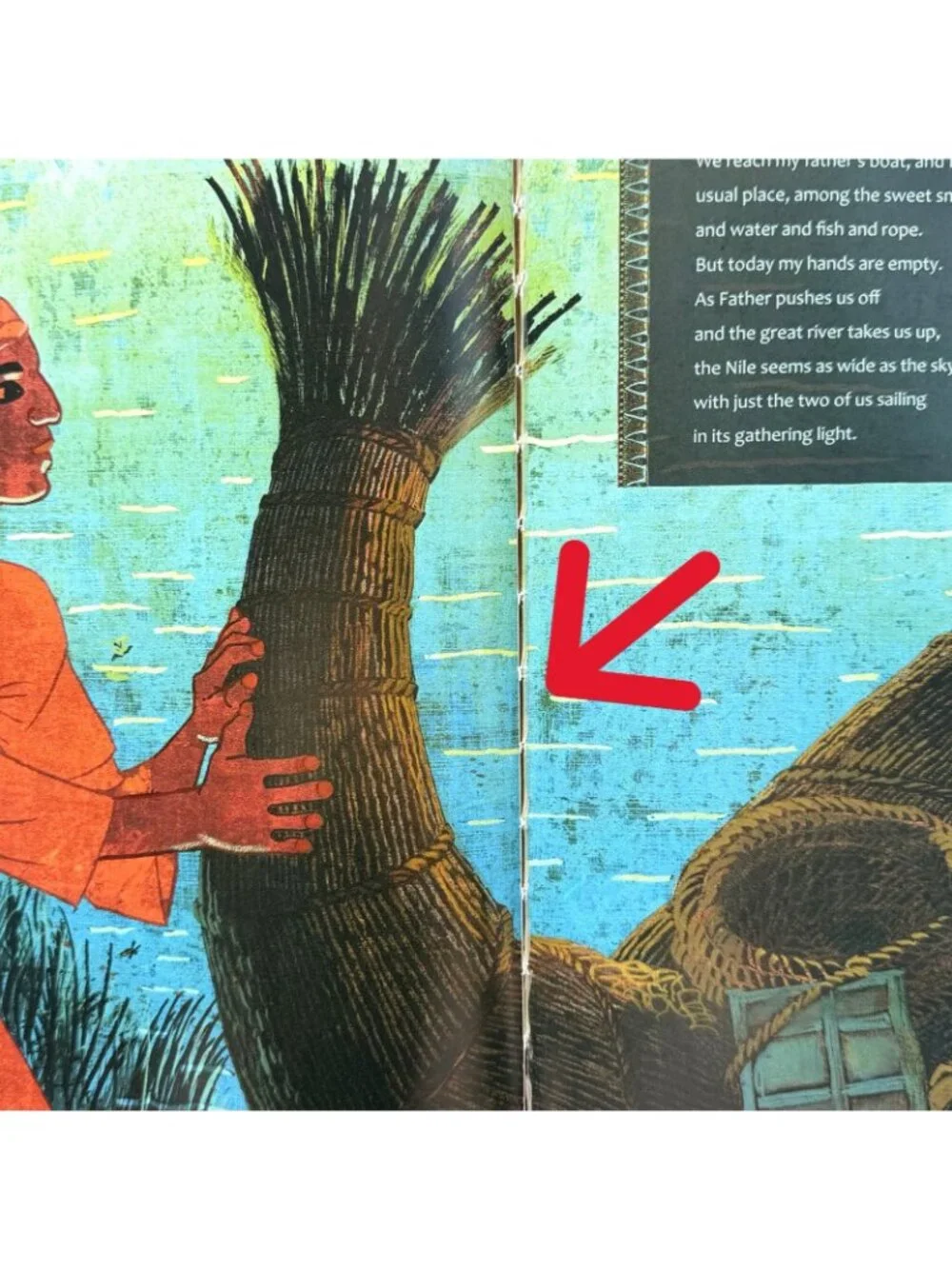 Nile Crossing Katy Beebe Hardcover Book Ancient Egypt School Family Village Life